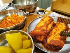 辣椒酱五花肉-姜虎东白丁韩国烤肉(吉利大厦店)