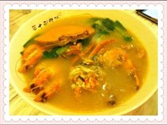 推荐菜：蟹膏汤面-十面欢腾·海鲜面·台式Bistro(长乐路店)