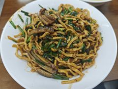 农家红炒长鱼炒面-三百碗宝应长鱼面(板仓街店)