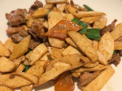 茭白炒肉片-健眺小海鲜(临海后山店)