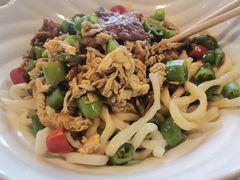 碎椒牛肉鸡蛋拌面-文三里屯面馆(三里屯店)
