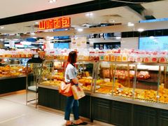 面包甜点陈列柜-山崎面包(第一八佰伴店)