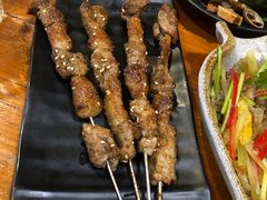 碳烤羊肉串-金穗园·砂锅粥.醉鸡煲火锅(长寿路店)