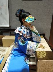 -后宫·古装汉服京剧儿童亲子全家福摄影