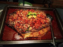 香辣味烤鱼-探鱼·鲜青椒爽麻烤鱼(北京路天河城店)