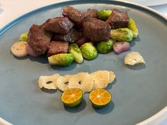 青柠海盐煎和牛粒-广州富力丽思卡尔顿酒店·丽轩·粤菜