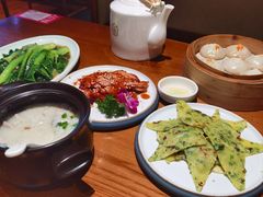 野菜煎饼-如轩·海鲜砂锅粥·潮汕菜(一品天下店)