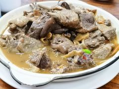 酸笋焖鸭-始兴县农家小院餐馆