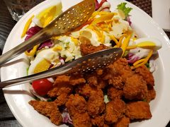 炸鸡肉里克塔色拉-TAMATI(巴黎贝甜韩式西餐厅店)