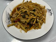 雪菜肉丝小笋-翠茗农庄土菜馆(天目湖店)