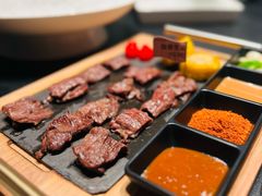 炙烤橫膈膜-左庭右院鲜牛肉火锅黑金店(陆家嘴中心店)