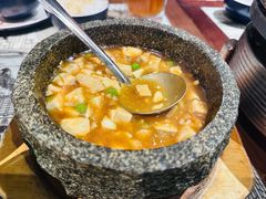 石锅鸡汤豆腐-绿茶餐厅(财富购物中心店)