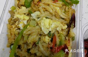 Potato丝 Egg Stir-fried with Millet