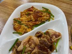 秘制五花肉口味拼盘-小米烤肉·和牛原切-创意韩料(东关店)