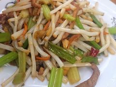 毛草根炒肉丝-老味道1992(武当山店)
