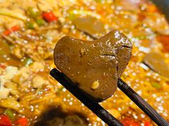 鸭血-彼酷哩活鱼现烤(中原万达店)