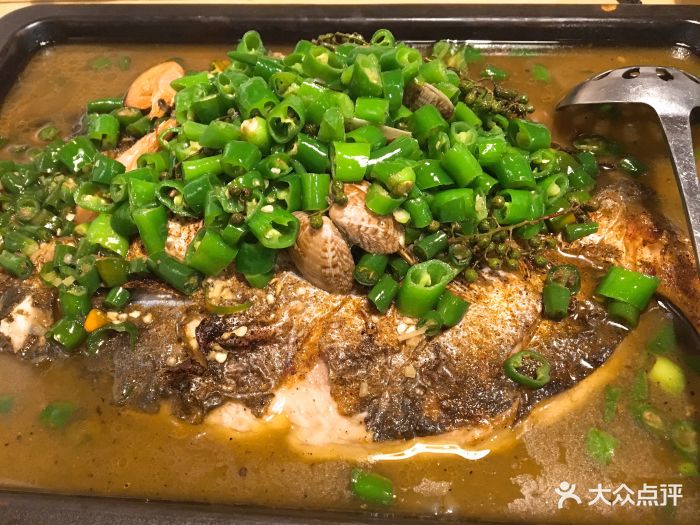 江味龙虾馆(南山店)青椒烤鱼图片