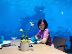 -海棠湾洲际-涛·海底餐厅·美人鱼·自助餐·海底隧道