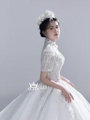 点击看大图 -艾拉·女王婚纱礼服馆