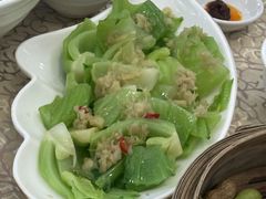 蒜蓉芥菜梗-金榜大酒店-中餐