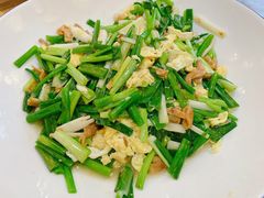 大葱蘑菇炒蛋-乔家满族八大碗(流水沟店)