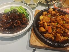 铁板八珍脆皮豆腐-百饺园(平山道店)