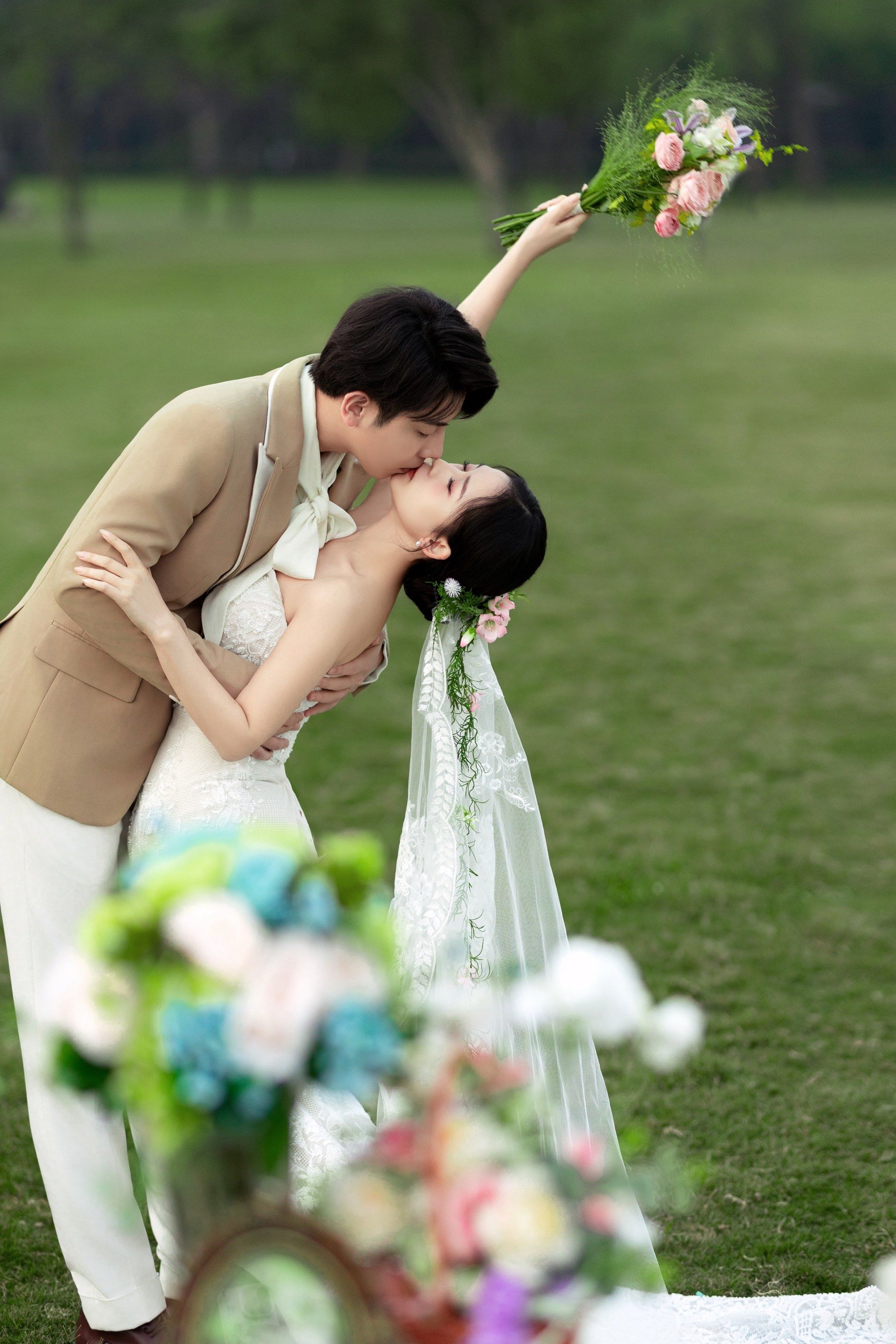 婚纱照来啦,甜蜜满满