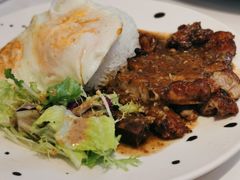 黑椒带骨猪排双蛋饭-柠檬树茶餐厅(海雅缤纷城店)
