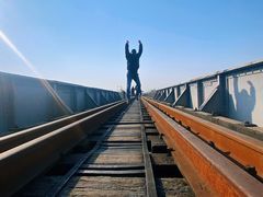 -乌龙涧铁道铁轨景
