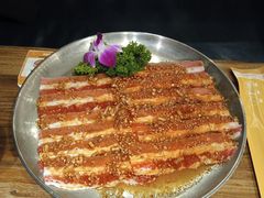 -明洞阿姨·韩式酱蟹烤肉·创意料理(三元桥店)