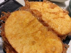 鸡蛋裹炸馒头片-小吊梨汤·北京菜·烤鸭(鸟巢店)