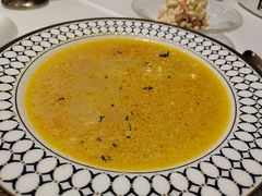 奶油鸡肉蔬菜汤-哈拉硕俄式西餐