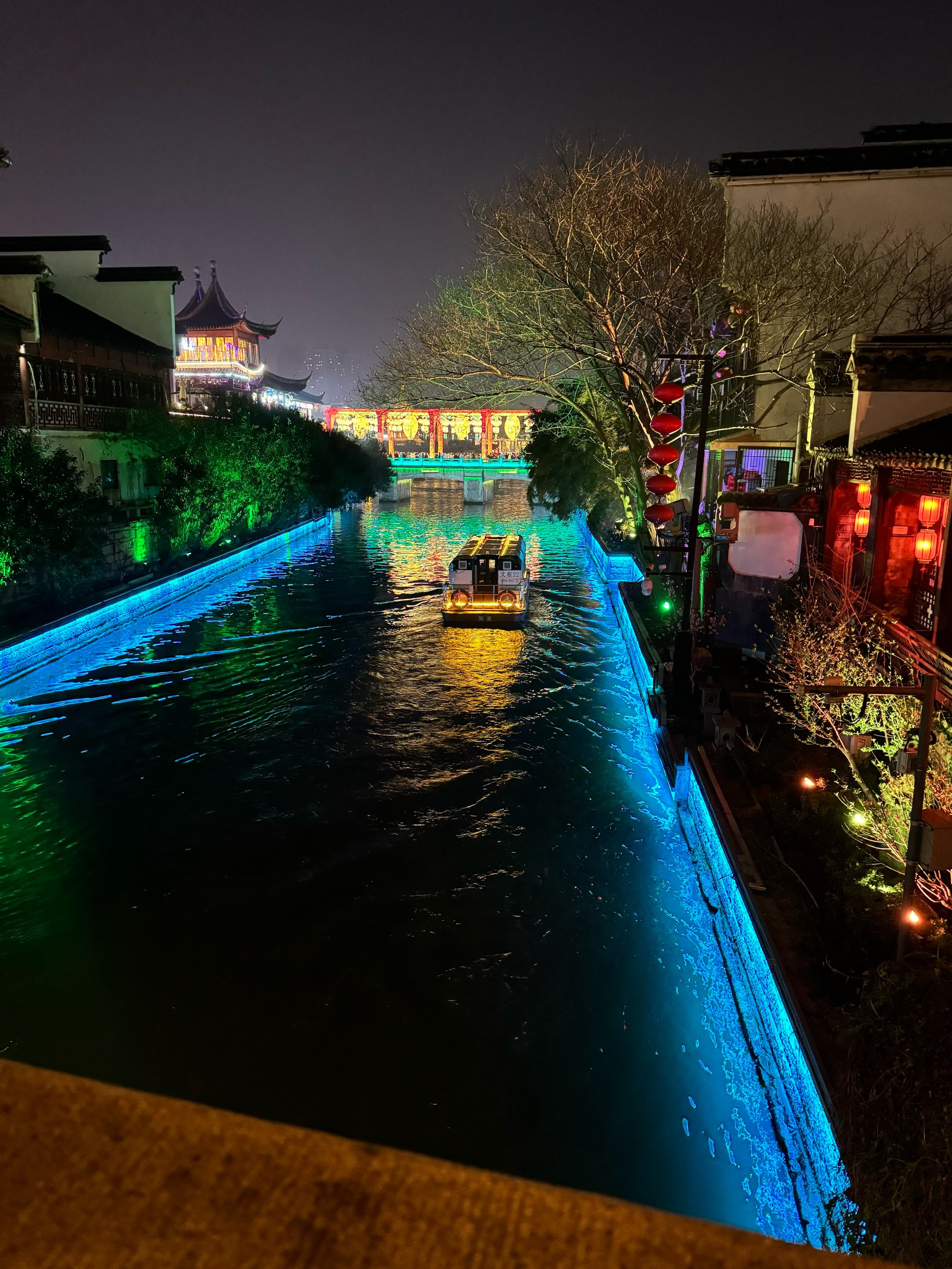 秦淮河夜景图片 夜色图片