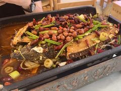 香辣烤鱼-孟记粥铺·家常菜·烧烤·粥(亚运村店)