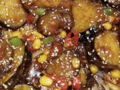 浇汁茄盒-于员外饭庄