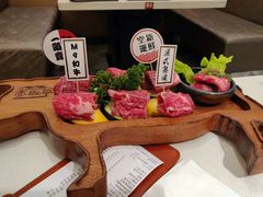 M9和牛七品盛合（湿式熟成）-赤坂亭M9和牛烧肉·日料398放题(万达店)
