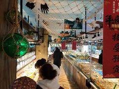 自助取餐区-小渔船渔家传统菜(鲅鱼圈店)