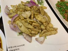 炒烤板筋-老马家拉面(碧水花园东南)