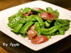 香肠荷兰豆-杭百味·大众精选杭帮菜(西湖音乐喷泉店)