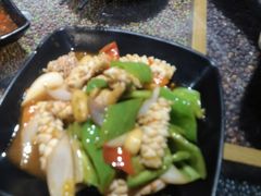 尖椒小鲜鱿-潮十三潮汕砂锅粥(高新四路大都荟店)