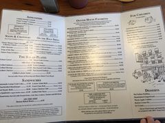 菜单-Union Oyster House