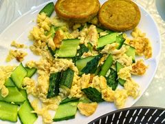 黄瓜炒鸡蛋-清真悦宾楼食府(海湖店)