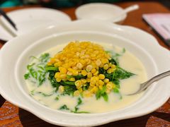 鲜豌豆瓣煮豆尖-陆壹捌餐厅(五大道店)