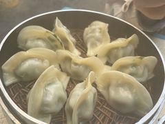 鲜肉韭菜蒸饺-笑云开汤包店(网巾市店)