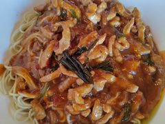 红油虾酱肉丝拌面-笑笑面家(白兰路店)