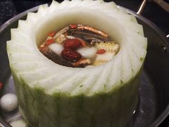 三代传承冬瓜盅-得意咚瓜·顺德鱼生·冬瓜火锅(深圳首店)