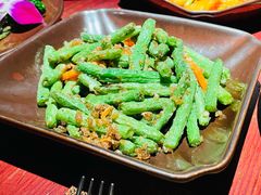 虾酱炒四季豆-花马天堂云南餐厅 Lost Heaven(外滩店)