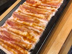 调味猪五花-九田家黑牛烤肉料理(中北镇店)