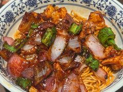 鲜切牛肉虾仁拌面-王繁星面馆(西安熙地港店)