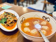 番茄豆芽圆子汤-永乐饭店